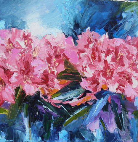 L'artiste Veronique LANCIEN - FLEURS DE LAURIER ROSE de mon jardin L'artiste Veronique LANCIEN - FLEURS DE LAURIER ROSE de mon jardin