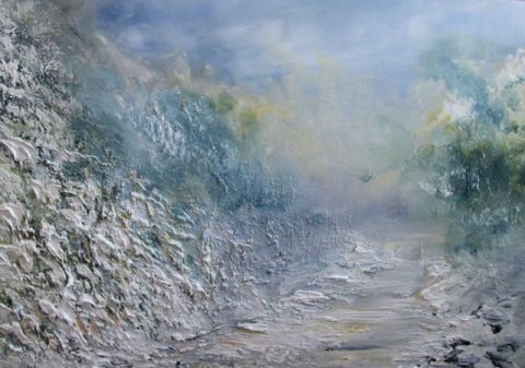 L'artiste helene bourgault - paysage de neige