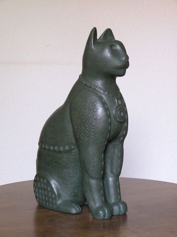 Chat Egyptien - Sculpture - Xavier Jarry-Lacombe