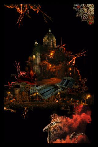 Chemin de Feu - Art numerique - Angieli Chemin de Feu - Art numerique - Angieli