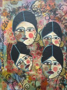 Peinture de ANTOINE MELLADO: Les immortelles-2