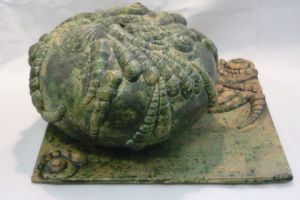 Sculpture de Moixart May: fossiles de mer