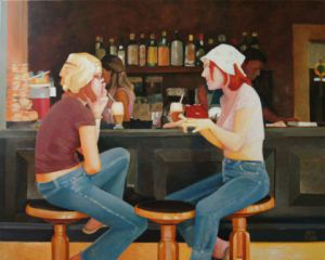 Voir cette oeuvre de ALRO: jeunes filles au bar