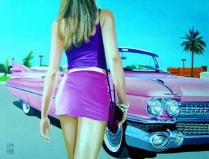 Voir cette oeuvre de ALRO: Cadillac en Californie