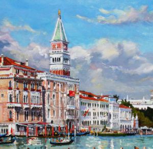Voir cette oeuvre de Henri Le Goff: Venise (détail)