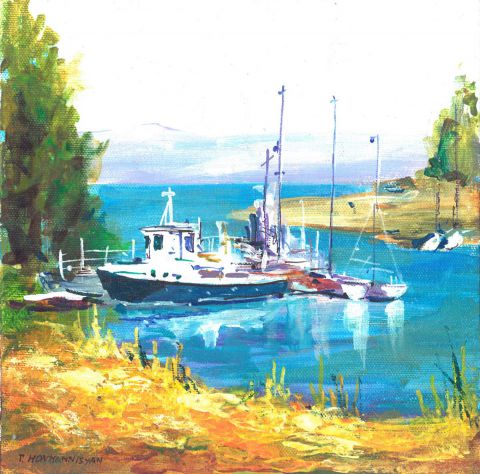 L'artiste Tigran - Lac Sevan 