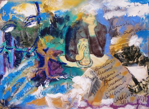 L'artiste MARIE INDIGO - ''Etre dans les nuages ''