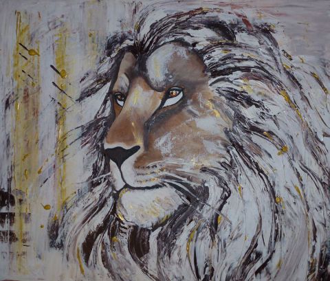 Lion - Peinture - alvesc