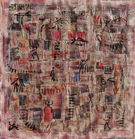 L'artiste carole zilberstein - bonshommes L'artiste carole zilberstein - bonshommes