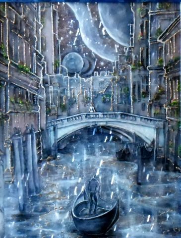 Le coeur solitaire - Peinture - Marisha Le coeur solitaire - Peinture - Marisha