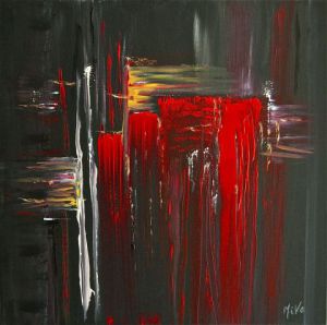 Peinture de MIVE: Cascade sanguine