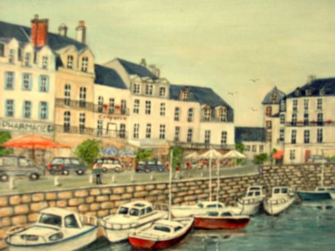 Le port du Croisic 44 - Peinture - lebreton-hays Le port du Croisic 44 - Peinture - lebreton-hays
