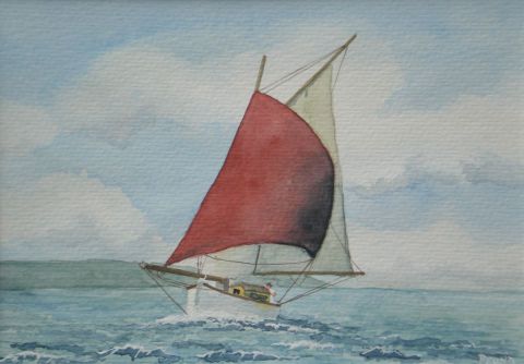 L'artiste marc pfund - voilier