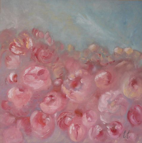 Effet floral - Peinture - Muriel Leveque
