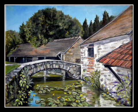 lavoir de chevreuses - Peinture - Didier watrin lavoir de chevreuses - Peinture - Didier watrin