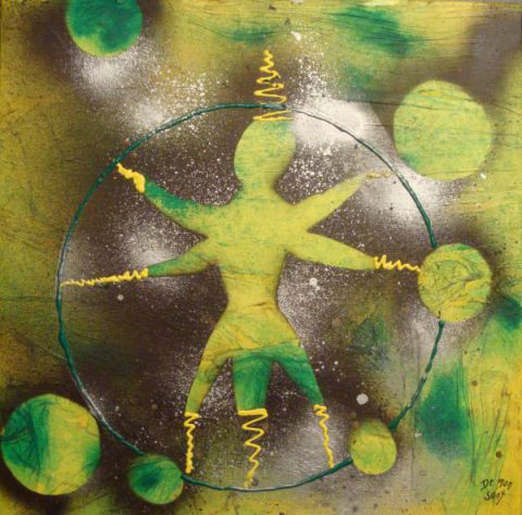 Leo le Jongleur - Peinture - demonsant Leo le Jongleur - Peinture - demonsant