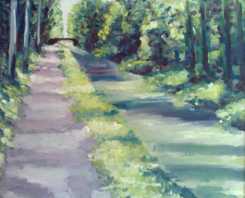 L'artiste PHILIPPE ARLAUD - Promenade le long du canal de l'Ourcq L'artiste PHILIPPE ARLAUD - Promenade le long du canal de l'Ourcq