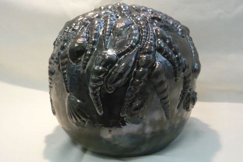 pomme de mer - Sculpture - Moixart May