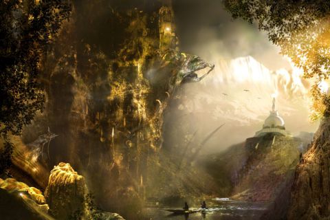 Le temple perdu © Matto 2013 - Art numerique - Matto Le temple perdu © Matto 2013 - Art numerique - Matto