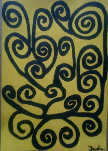 YellowBlack - Peinture - Senda