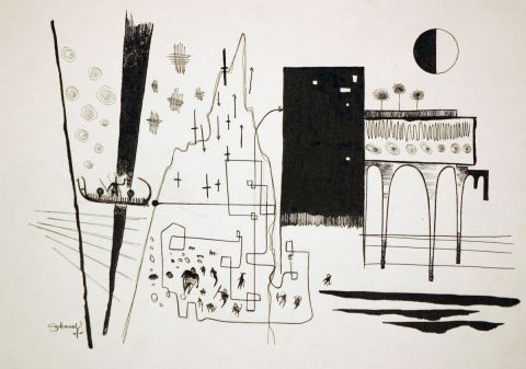 La barque solaire - Dessin - David Czekmany La barque solaire - Dessin - David Czekmany