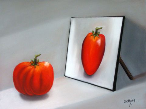 L'artiste BETTY-M peintre - Rêve de tomate