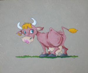 Voir cette oeuvre de christophe dikant: La Vache!!