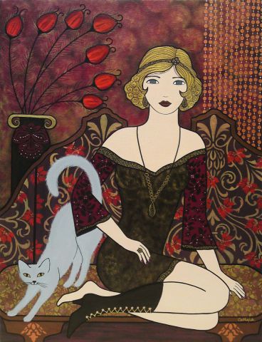 Le Visiteur du Soir - Peinture - CATHAJEK Le Visiteur du Soir - Peinture - CATHAJEK