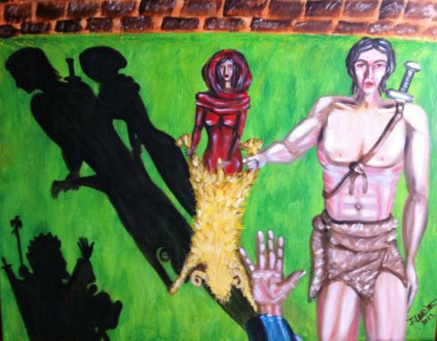 Jason et la Toison d'or - Peinture - LAFFITTE Jacky Jason et la Toison d'or - Peinture - LAFFITTE Jacky