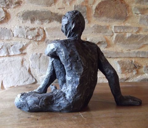 Gilles - Sculpture - Meryl QUIGUER