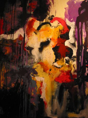 L'artiste jean pierre MALLET - Un homme en colère