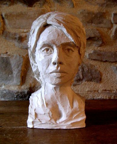 Buste d'Isa - Sculpture - Meryl QUIGUER