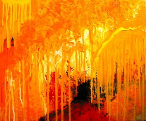 L'artiste jean pierre MALLET - la grotte jaune