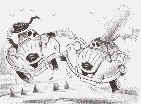 Dessin - Daniel PIERRE dit HUBERT Dessin - Daniel PIERRE dit HUBERT