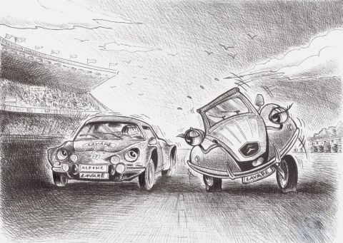 Dessin - Daniel PIERRE dit HUBERT Dessin - Daniel PIERRE dit HUBERT