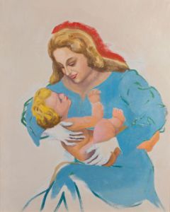 Voir cette oeuvre de Daniel Blondeau: La Mère et l'Enfant (inachevé)