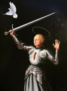Peinture de Igor Stepanov: Jeanne D'Arc
