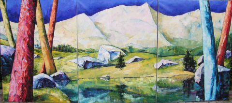 lac vosgien - Peinture - Guy BUECHER