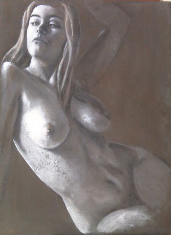 Sierra on lime - Peinture - Emmanuel Roussel Sierra on lime - Peinture - Emmanuel Roussel