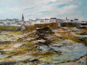 Voir cette oeuvre de AnnaMag: Marée basse à St Malo