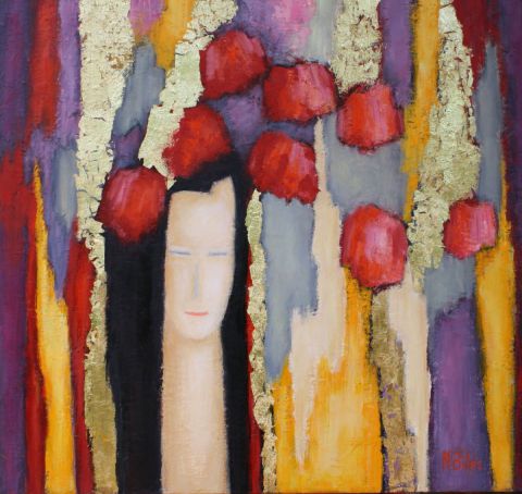 LA FEERIE DES FLEURS - Peinture - NICOLE BILES LA FEERIE DES FLEURS - Peinture - NICOLE BILES