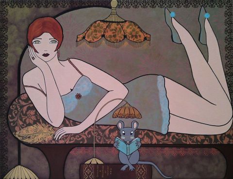 Ballerines et Petit Rat - Peinture - CATHAJEK Ballerines et Petit Rat - Peinture - CATHAJEK