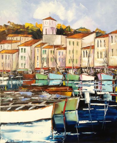 L'artiste JIEL - COULEURS ET REFLETS DE CASSIS L'artiste JIEL - COULEURS ET REFLETS DE CASSIS