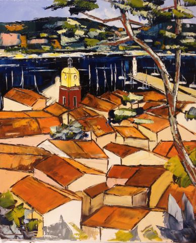 L'artiste JIEL - COULEURS DES TOITS DE SAINT TROPEZ L'artiste JIEL - COULEURS DES TOITS DE SAINT TROPEZ