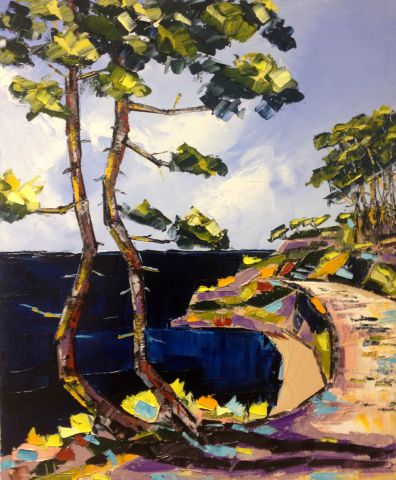 BORD DE MEDITERRANEE - Peinture - JIEL BORD DE MEDITERRANEE - Peinture - JIEL