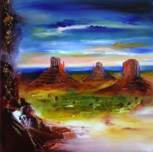 Peinture de Sophie SIROT: Le grand Canyon