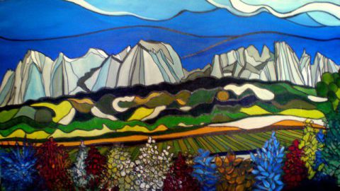 DENTELLES DE MONTMIRAIL - Peinture - ALAIN FAURE