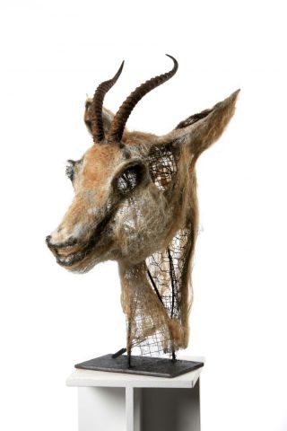 gazelle d' Afrique - Sculpture - Breval