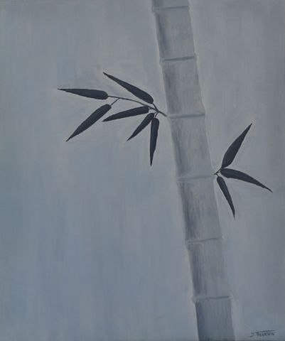 Bambou 1 - Peinture - STEPHANIE THEUVENIN