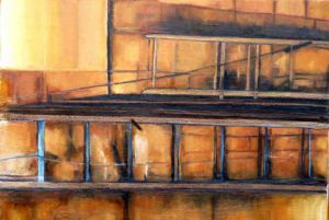 Voir cette oeuvre de Edmee Joly: échelles de Villefranche de Rouergue